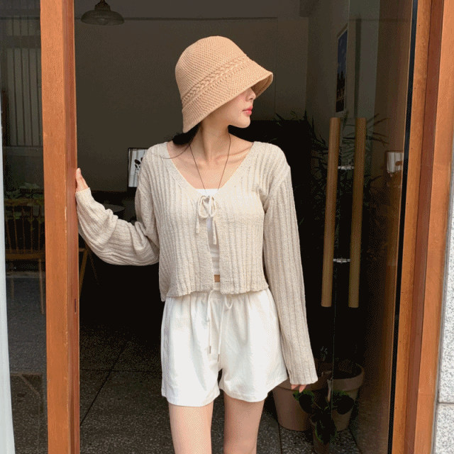 [햇빛차단] 미드 꼬임 라탄 여름 벙거지 모자 4color